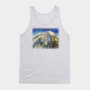 Yosemite Half Dome Scenic Perspective Tank Top